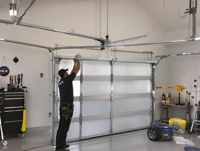 Pineville Garage Door Repair certified team performing precision garage door installation in Pineville