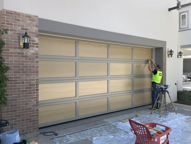 Garage door replacement service by Pineville Garage Door Repair in Pineville