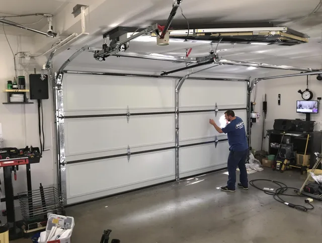Professional garage door repair service by Pineville Garage Door Repair in Pineville