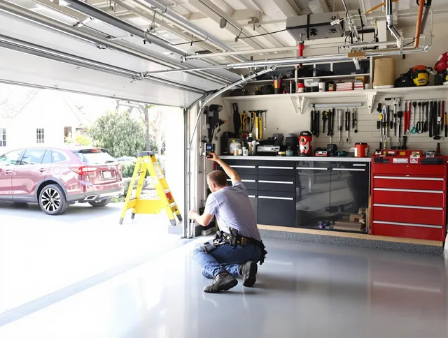 Local garage door repair service by Pineville Garage Door Repair in Pineville
