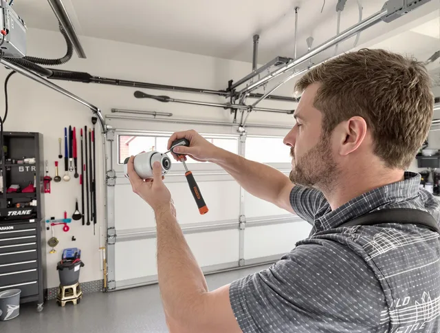 Garage door opener repair service by Pineville Garage Door Repair in Pineville